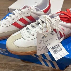 Adidas Samba OG White Red Women’s Sneakers